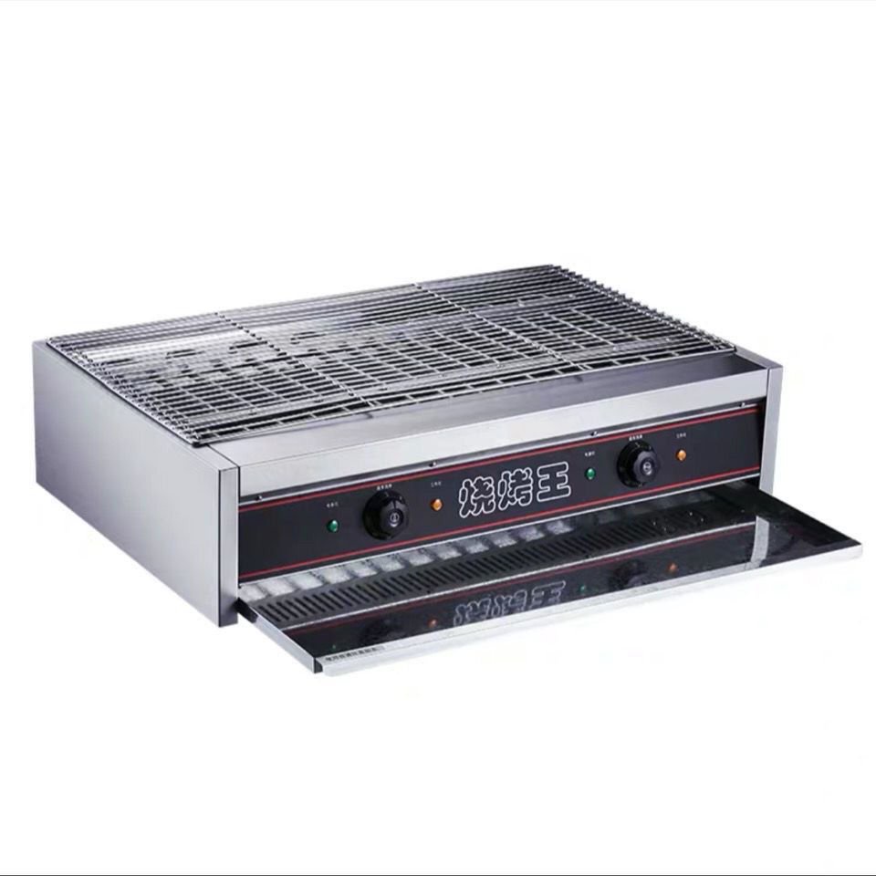 電烤爐 商用無煙燒烤爐 加寬燒烤機 烤串機 燒烤架