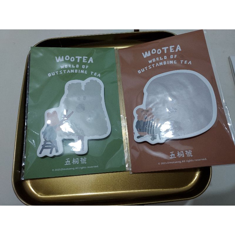 五桐號WOOTEA X DINOTAENG聯名造型便利貼