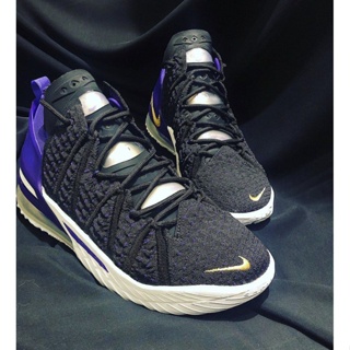 Nike LeBron 18 “Lakers” 黑紫金 休閒鞋 運動鞋 籃球鞋 CQ9284-004