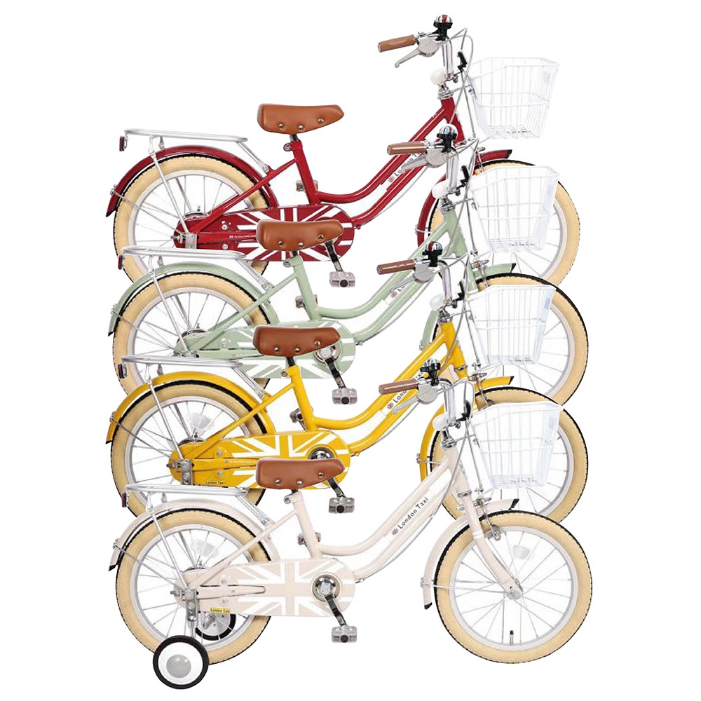英國 London Taxi 兒童腳踏車16吋系列(紅/白/綠/黃)【甜蜜家族】