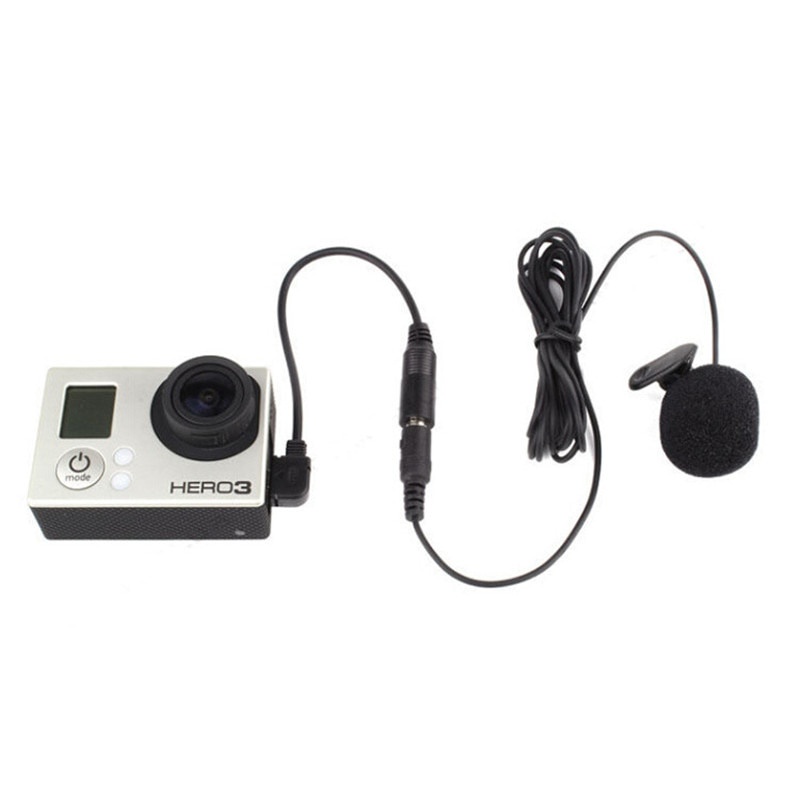 3.5mm Active Clip Microphone with Mini USB Audio Adapter Mic