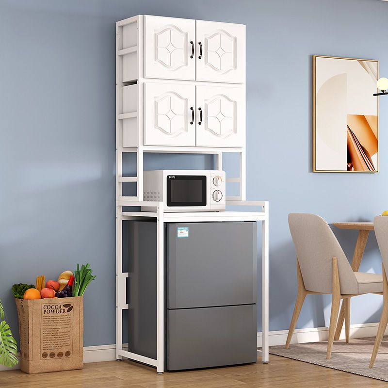 置物架 層架 收納架 冰櫃置物架落地小冰箱消毒櫃架子冰箱上方儲物櫃微波爐烤箱收納架