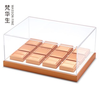 【現貨熱銷】梵華生首飾收納託盤珠寶櫃臺透明展示道具戒指耳釘項鏈陳列盤定製