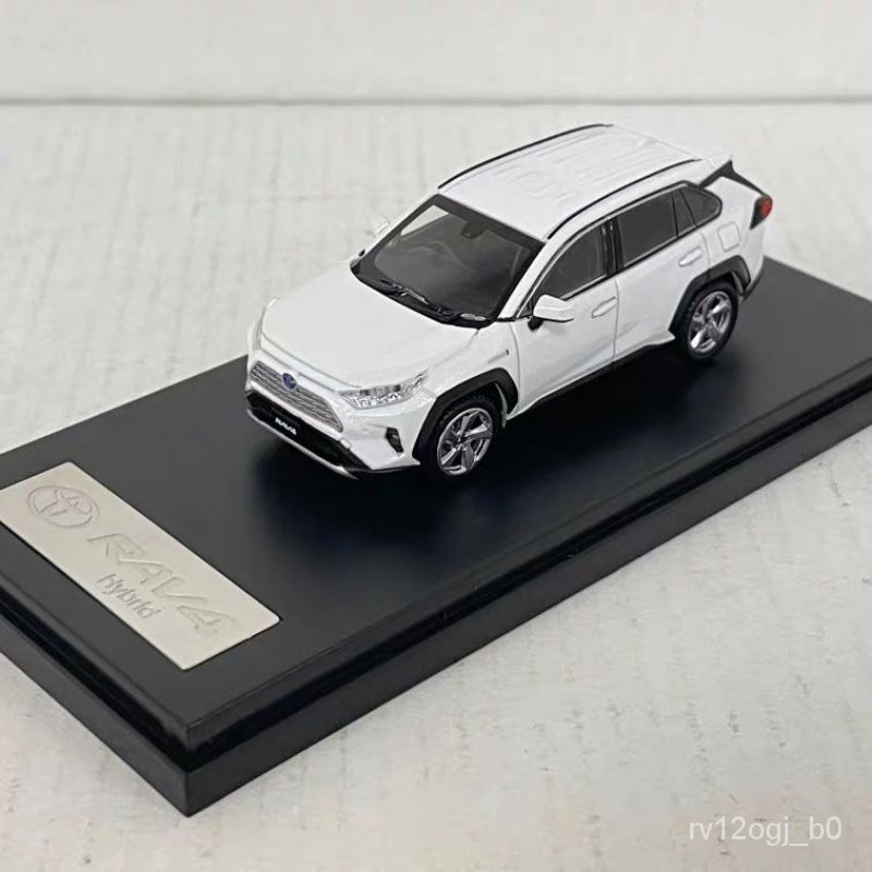 🔥優選免運🔥 清倉售賣 模型車 閤金汽車模型 男孩玩具1:64 Toyata豐田RAV4 混閤版閤金汽車模型收藏擺件