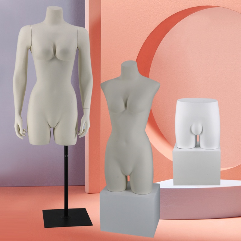 模特 假人模特 展示架 男女半身服裝模特道具氣質內衣褲 透明塑料 玻璃鋼 拍照櫥窗展示