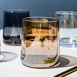 ｛高級感茶具精選｝耐熱透明玻璃杯歐式ins民宿酒杯酒店創意漱口杯子威士忌酒杯