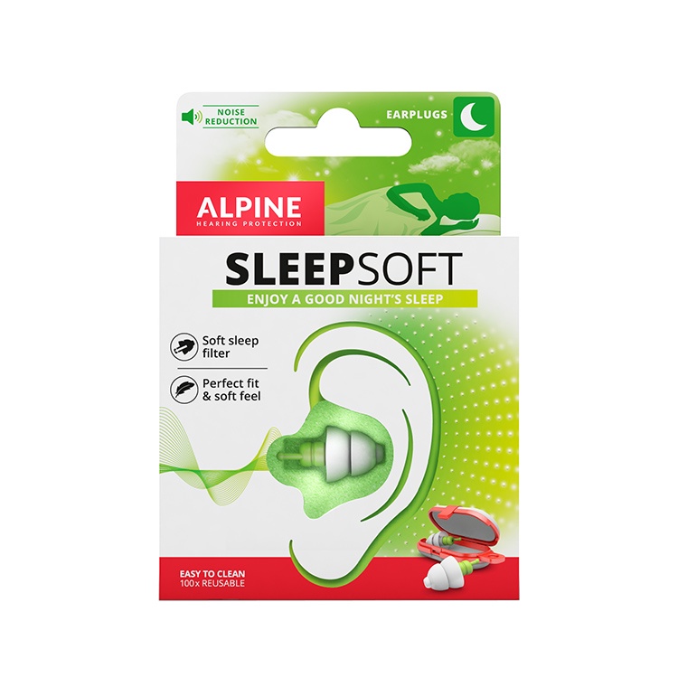 【熱銷】 最新版 荷蘭原裝進口 Alpine Sleepsoft 頂級舒適睡眠耳塞 防打呼 鼾聲 睡眠 睡覺耳塞 Zz
