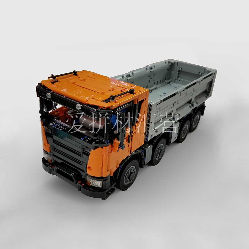 汽車積木 MOC-50340 8x4自卸卡車 APP遙控 國產積木 兼容樂高科技
