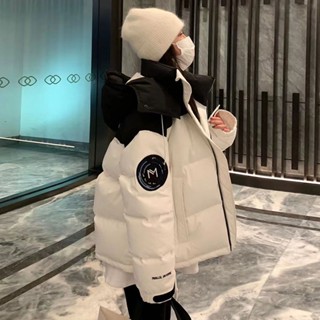 【Wik】冬天外套 羽絨外套 羽絨衣 羽絨服 棉服 棉襖 羽絨棉服女新款韓係學生棉oversize冬季加厚棉衣外套