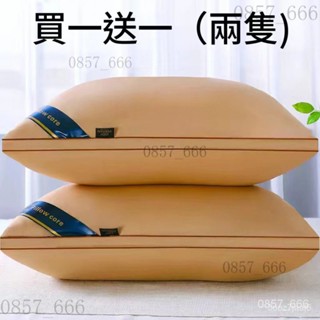 【限時特賣】買一送一 枕頭一對裝送枕套可水洗五星酒店羽絲絨傢用護頸椎成人學生軟枕芯 PUUJ OICB