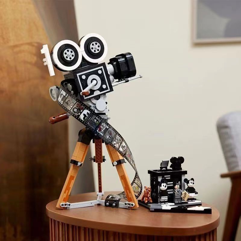 新品/兼容樂高迪士尼攝影機43230華特攝像100年致敬版拼裝積木玩具禮物