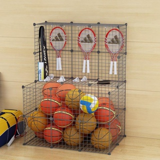 運動器材收納架 籃球收納 足球收納 收納框 籃球貨架足球排球乒乓球收納架籃球框可移動球車放球架置球架展示
