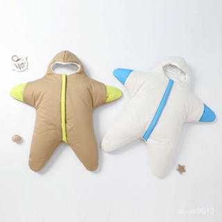 嬰兒睡袋 日本熱銷 海星睡袋 寶寶衣服 嬰兒衣服冬天 恆溫加厚睡袋 新生兒分腿 純棉防踢被 寶寶四季通用