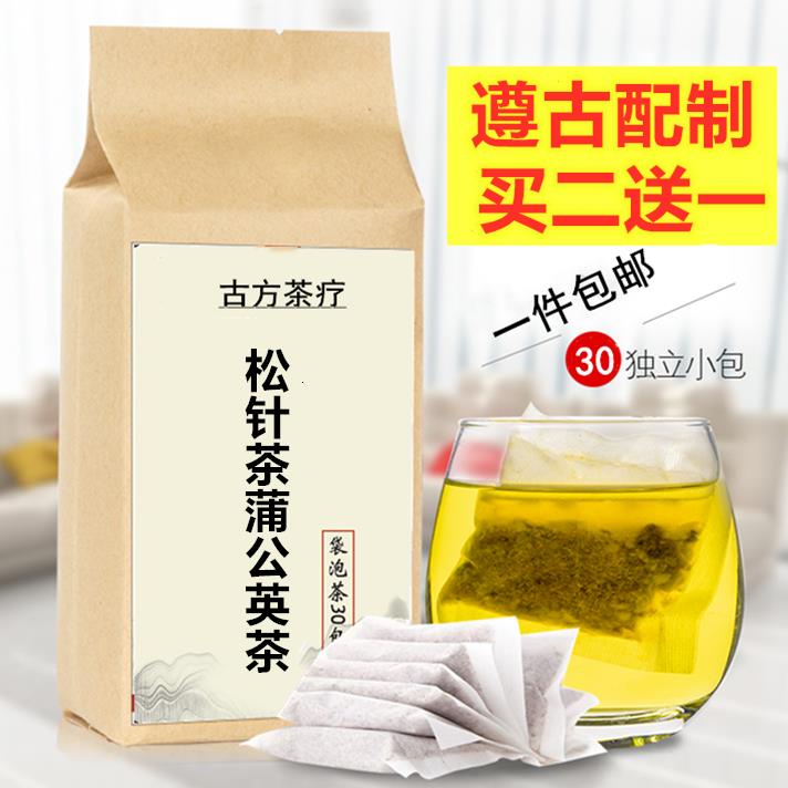 台灣熱賣 松針茶蒲公英組合和加配與浦公英茶葉松葉松針葉材品質嚴選 養生茶 養生茶包