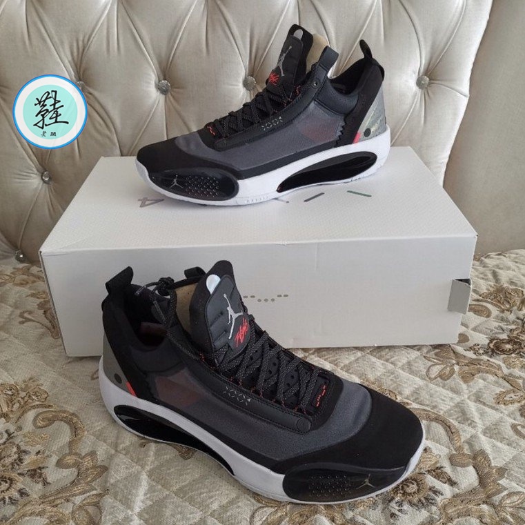 Nike Air Jordan 34 Low PF “Heritage” 黑紅 籃球鞋 運動鞋CU3475-001