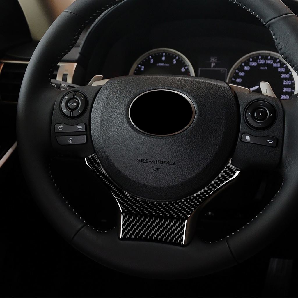 ✨2013-2020年 凌志 Lexus IS250 方向盤裝飾條 碳纖維 內飾改裝 方向盤 下巴貼 卡夢 內飾貼