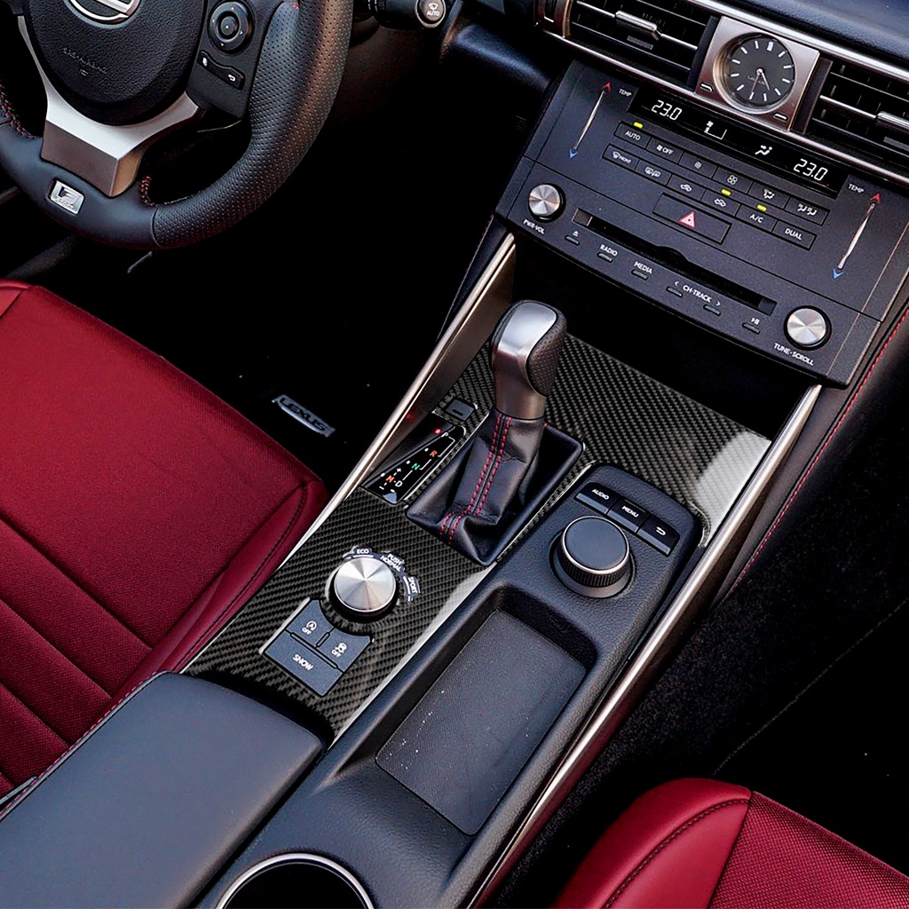 ✨2013-2020年 凌志 Lexus IS250 排擋面板 碳纖維 內飾改裝 擋位裝飾框 卡夢 內飾貼