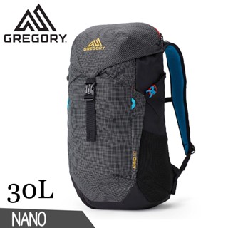 【GREGORY 美國 30L NANO多功能背包《科技黑》】146838/雙肩背包/後背包/電腦包/旅行/自行車