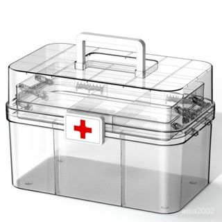 藥箱多層醫藥箱傢用大容量全套應急醫護醫療藥品藥物收納透明藥箱11 3NA9