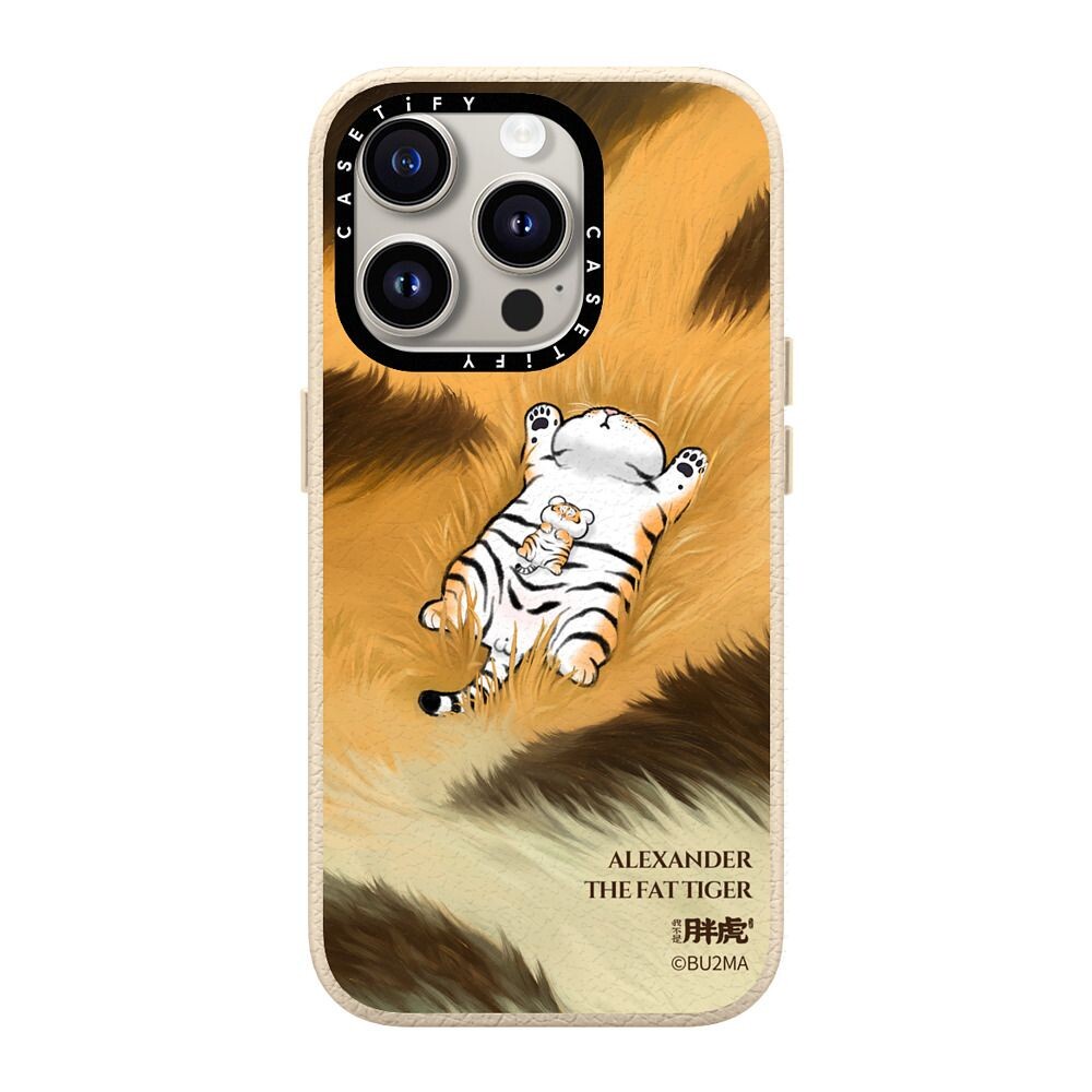CASETiFY 保護殼 iPhone 15 Pro/15 Pro Max 大小胖虎睡懶覺 Father And Son Afternoon Nap BY BU2MA