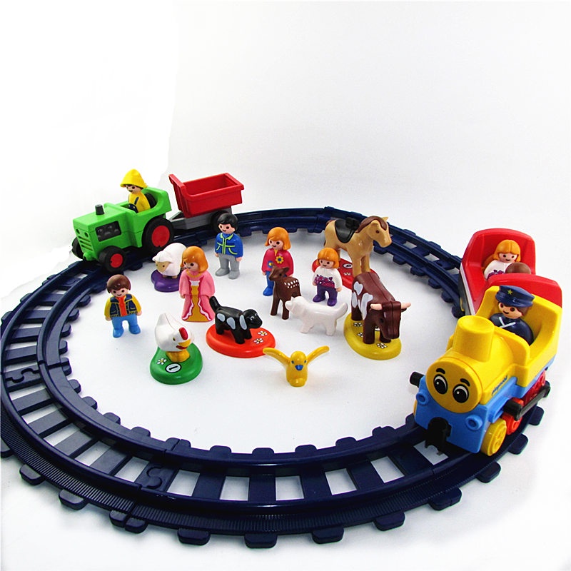 德國Playmobil百樂寶 摩比世界人偶 公仔積木人動物火車農用車