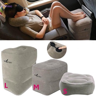 Inflatable Travel Footrest Pillow Foot Leg Rest Travel Pillo