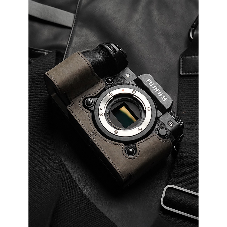 【精選熱銷】3C系列 富士XH2s 相機皮套XH2真皮相機包保護套xh2s加長手柄配件 小友優選