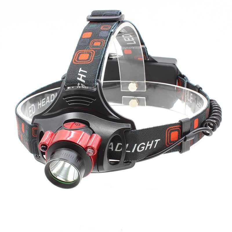 特賣特賣T6紅外感應強光頭燈LED18650充電無綫揮手開關夜釣魚燈一件代髮快樂的小陽