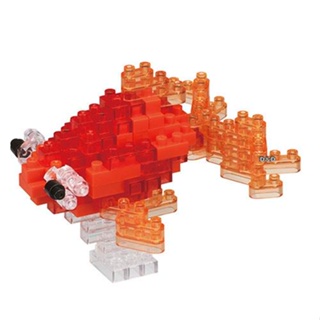 KAWADA Nanoblock 河田積木 微型積木 大眼金魚(紅) NBC-225