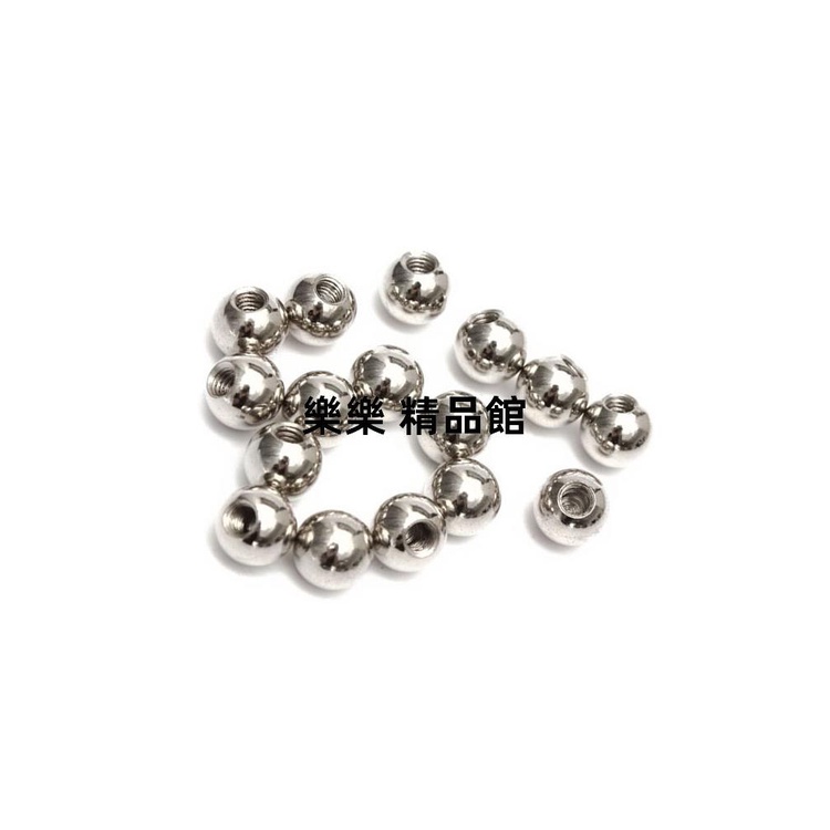 熱賣 K800鋼珠鉆孔 3D打印機配件 帶螺牙珠子 M4 直徑10mm 孔徑3.8螺紋