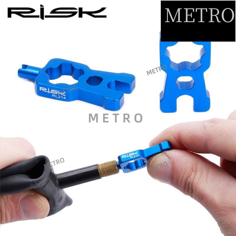 📣免運下殺👍❀氣門芯扳手❀ RISK 腳踏車美式 氣門芯 工具 輪胎管胎法式氣嘴 延長桿 拆卸 扳手 工具