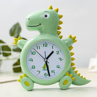 鬧鐘網紅恐龍兒童學生創意卡通鬧鐘簡約個性可愛臥室床頭時鐘表