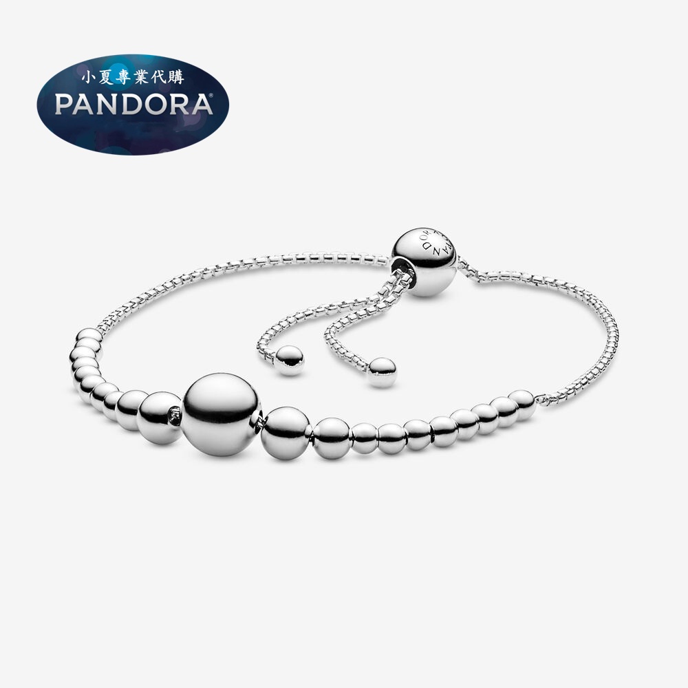 下標請加購盒子 Pandora 潘朵拉連珠設計手鍊繩 愛情祝福送女友情侶禮物 597749