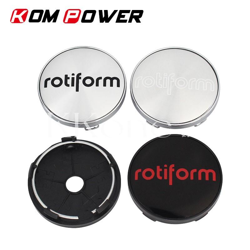 ◤KKone◢60MM輪轂蓋  ROTIFORM標誌貼紙輪圈蓋 改裝輪蓋 55MM內徑通用防塵中心蓋子