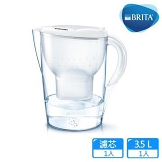 [百威電子] Brita Marella 馬力拉花漾壺 3.5L 濾心*(1) 白