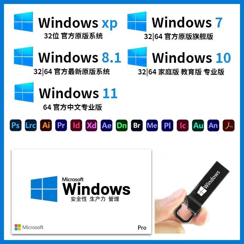 臺灣熱賣&amp;電腦重裝系統win7正版WIN10純凈版Windows8一鍵裝機xp安裝11啟