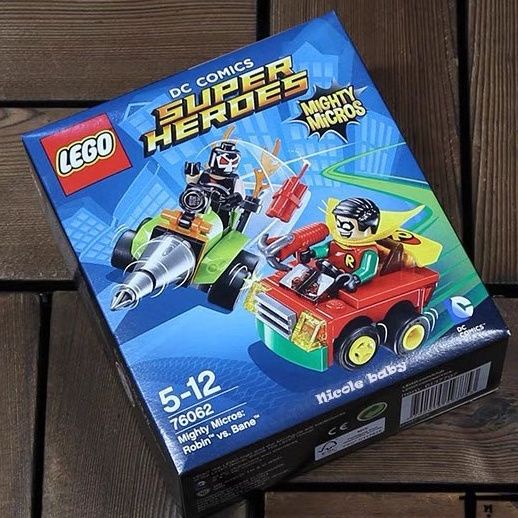 LEGO樂高 76062超級英雄系列 羅賓對戰貝恩正品拼搭玩具 積木 禮物