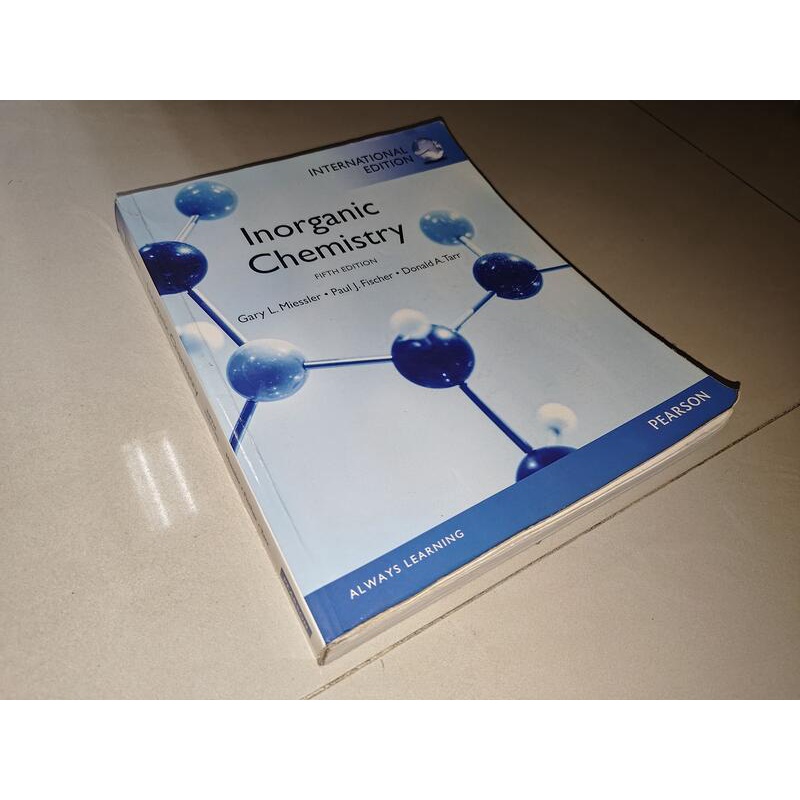 Inorganic Chemistry 5e Miessler 9780321891020 有劃記2014@T3 二手書