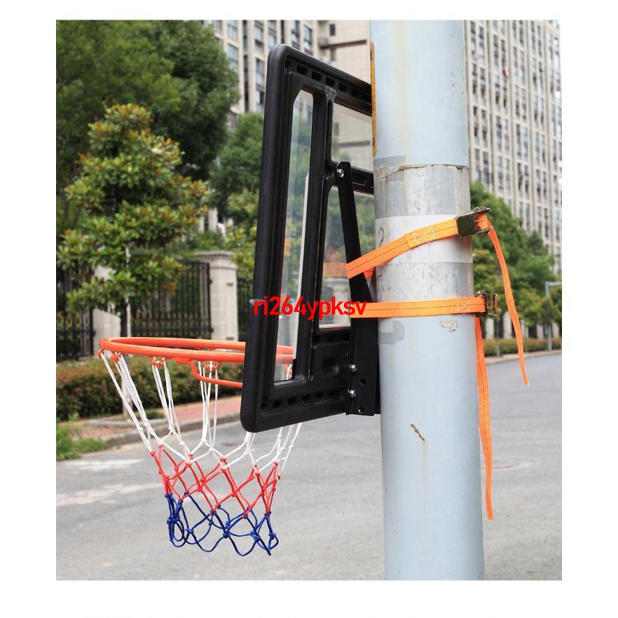 今日爆款#戶外兒童掛式籃球框家用室外球場免打孔成人投籃標準籃球架可移動