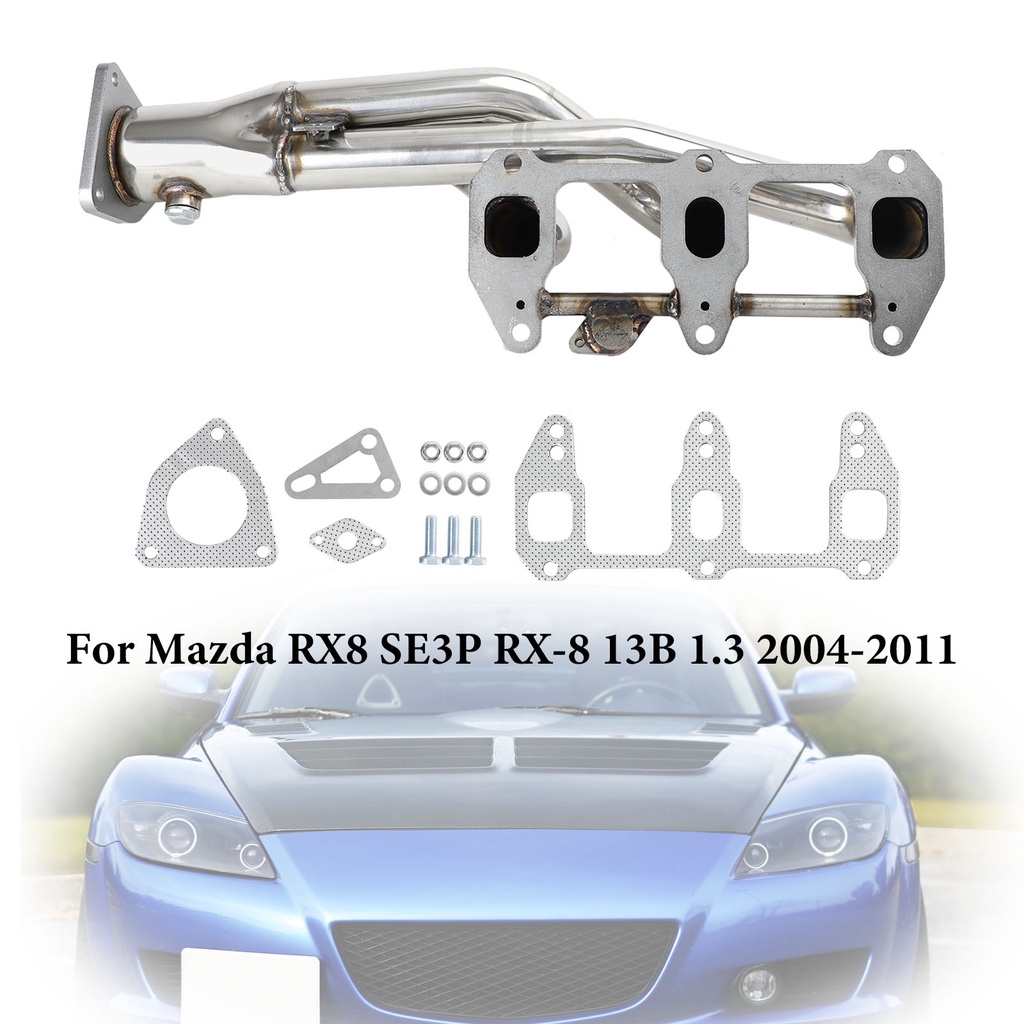Mazda RX8 RX-8 R3 GT Grand 04-11不鏽鋼排氣頭段