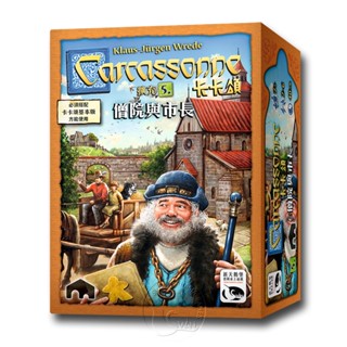 【新天鵝堡桌遊】卡卡頌2.0僧院與市長擴充 Carcassonne 2.0 Abbey & Mayor Ex. 墊腳石購物網