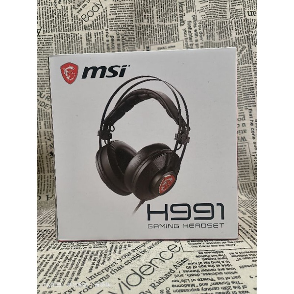 《Fly shop》MSI 微星電競耳機 H991