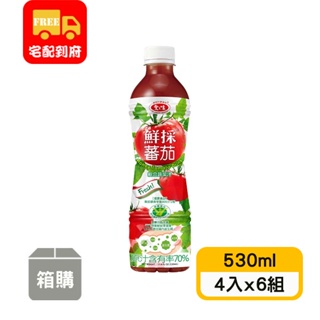 【愛之味】鮮採蕃茄綜合蔬菜汁(530ml*4入x6組)