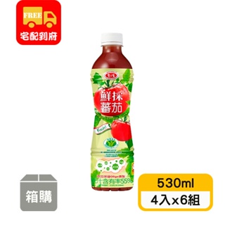 【愛之味】鮮採蕃茄汁-Oligo腸道保健(530ml*4入x6組)