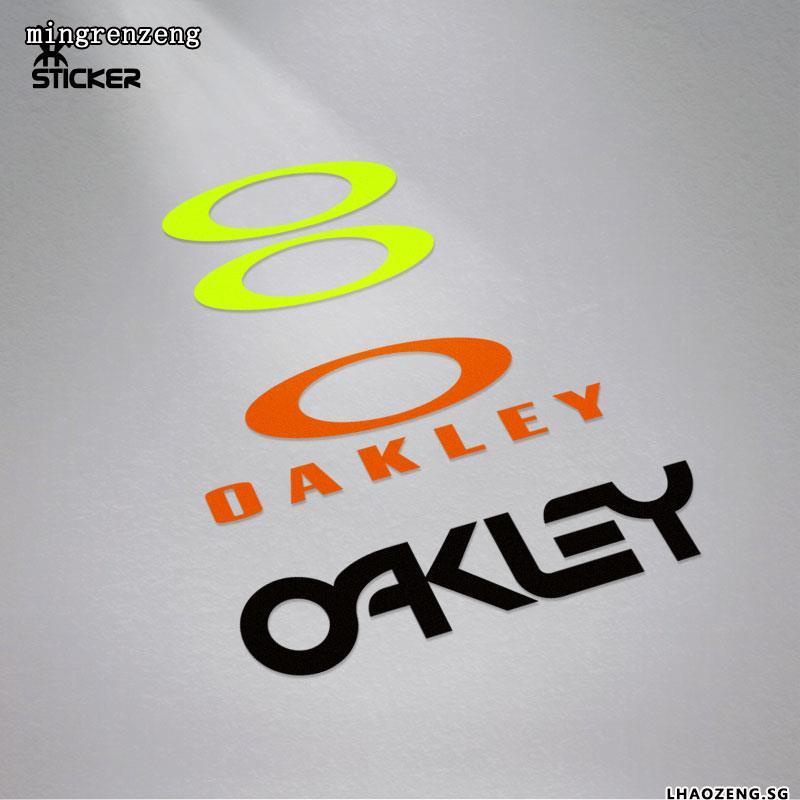 現貨 OAKLEY奧克利頭盔鏡片貼紙機車汽車滑雪板電腦防水反光裝飾貼花