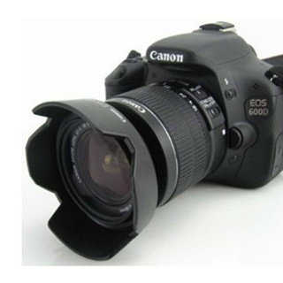 【新款現貨】適用於佳能EW-60C 600D550D450D650D相機18-55單眼鏡頭58MM遮光罩