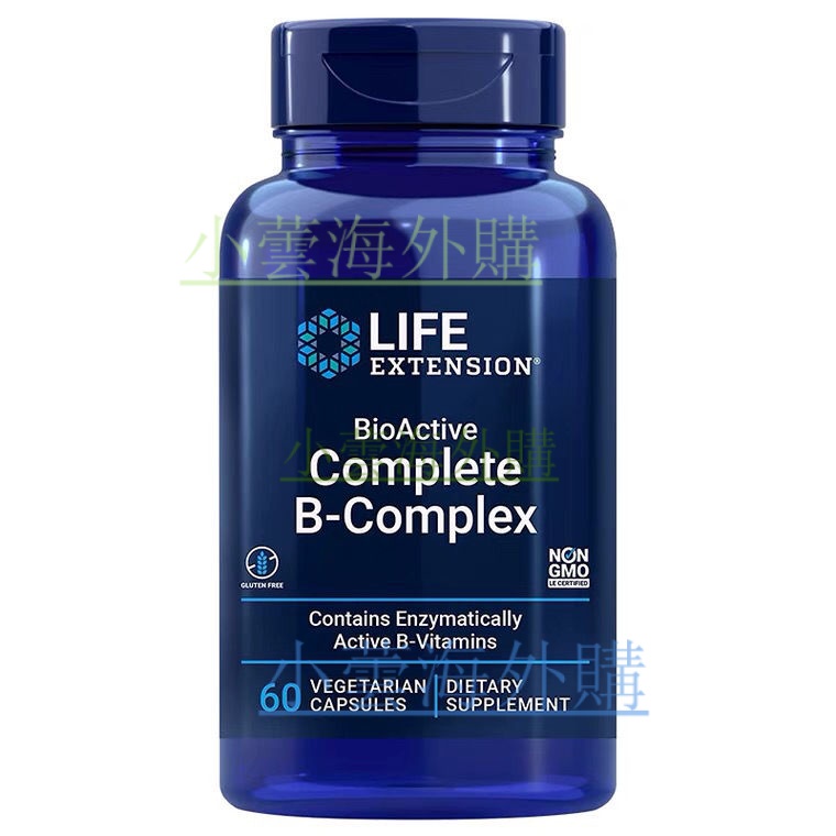 Life Extension B-Complex生物活性綜閤維生素B含B12葉痠60粒