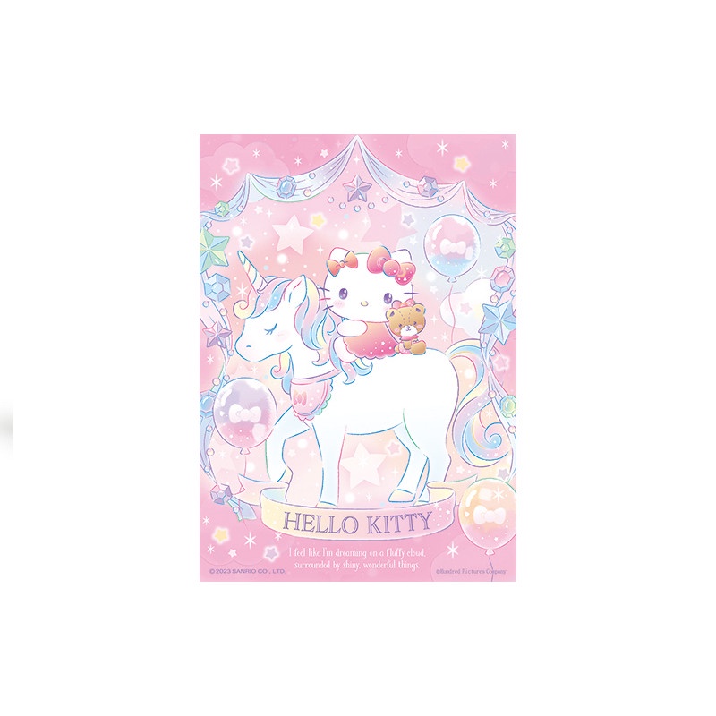 三麗鷗 Hello Kitty 【獨角獸系列】戀粉幻境拼圖108片 墊腳石購物網