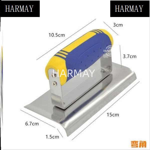 💯台灣出貨💯泥工新工具不鏽鋼加厚陰角陽角圓角抹灰刀裝修牆角拉角器直角刮膩