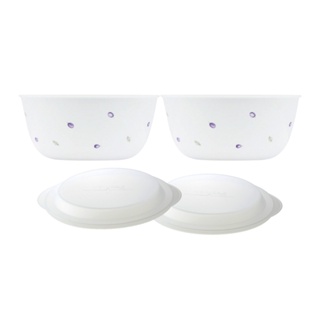 【康寧 Corelle】紫梅4件式拉麵碗組